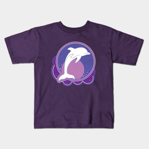 Dolphin Kids T-Shirt by jondenby